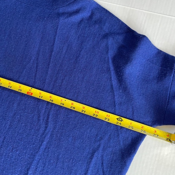 Eileen Fisher Sz S M Oversized Purple Merino Wool Sweater Cowl Neck Pullover - Picture 9 of 10